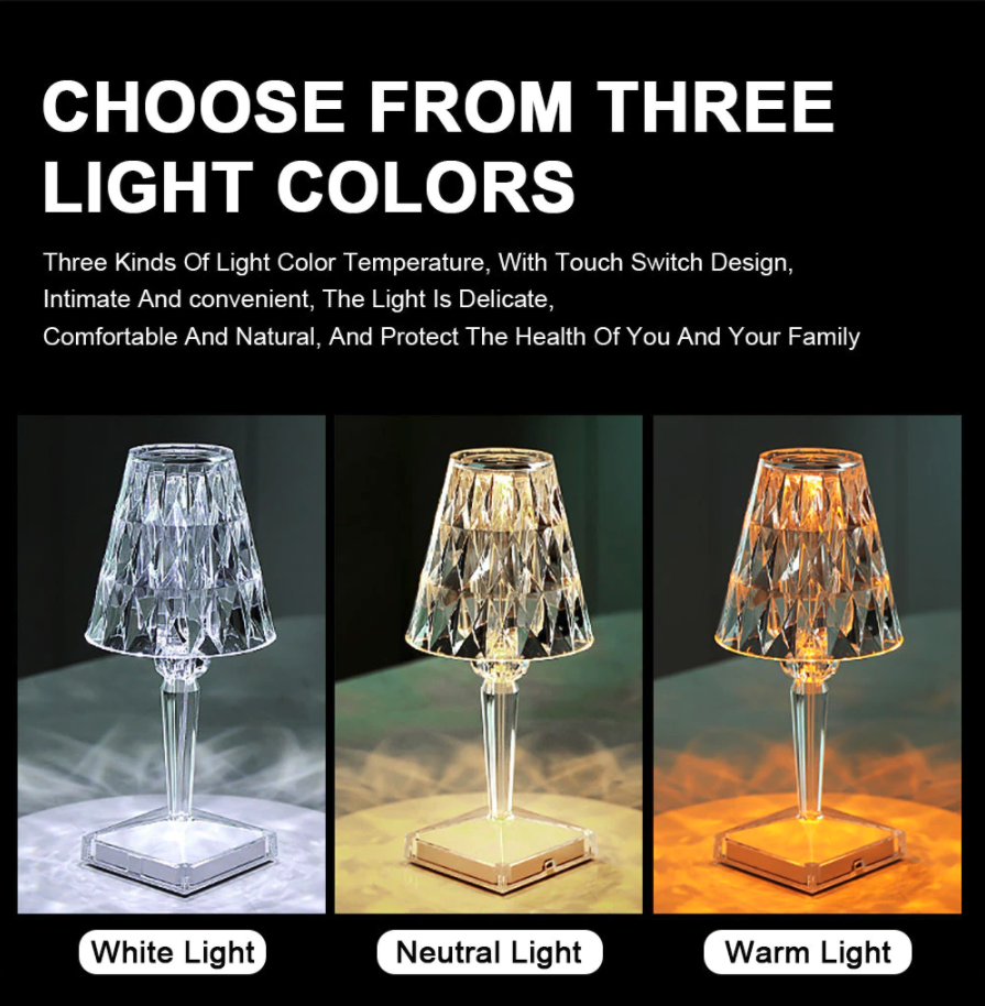 Đèn Ngủ Ambient Desk Lamp Transparent