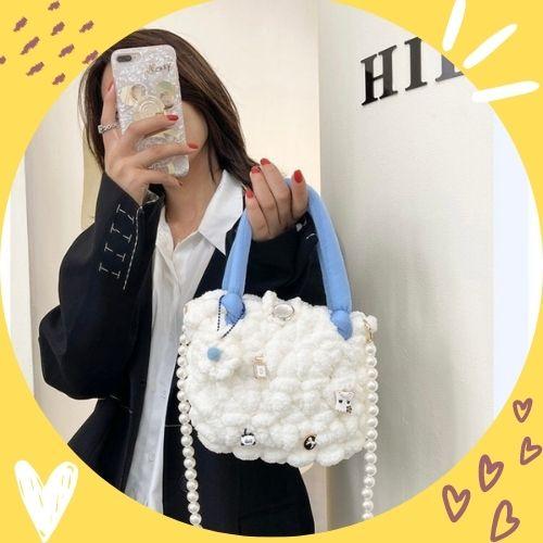 Túi xách nữ handmade tự đan DIY gồm đầy đủ phụ kiện