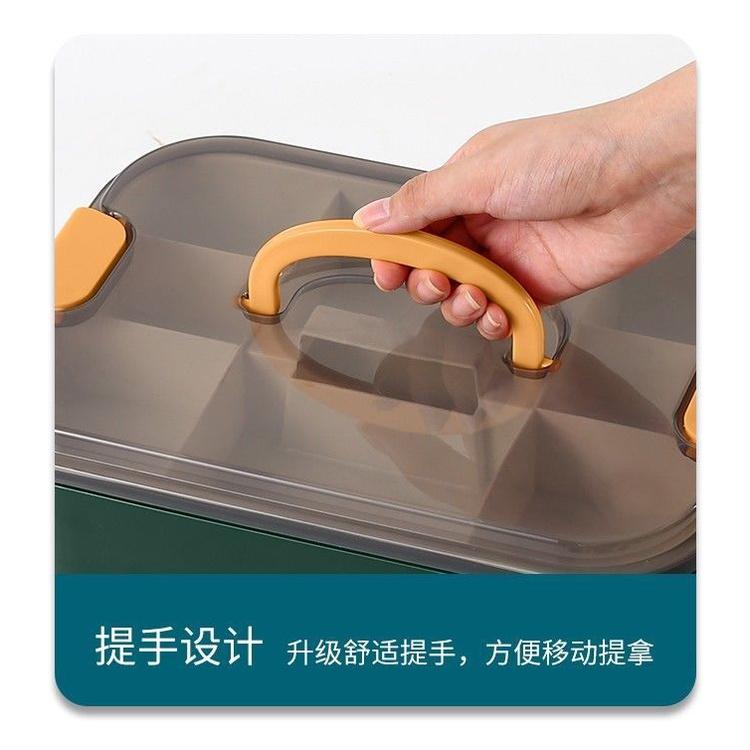 Hộp Đựng Thuốc Cỡ Lớn Nhiều Ngăn Di Động Tiện Dụng Cho Gia Đình