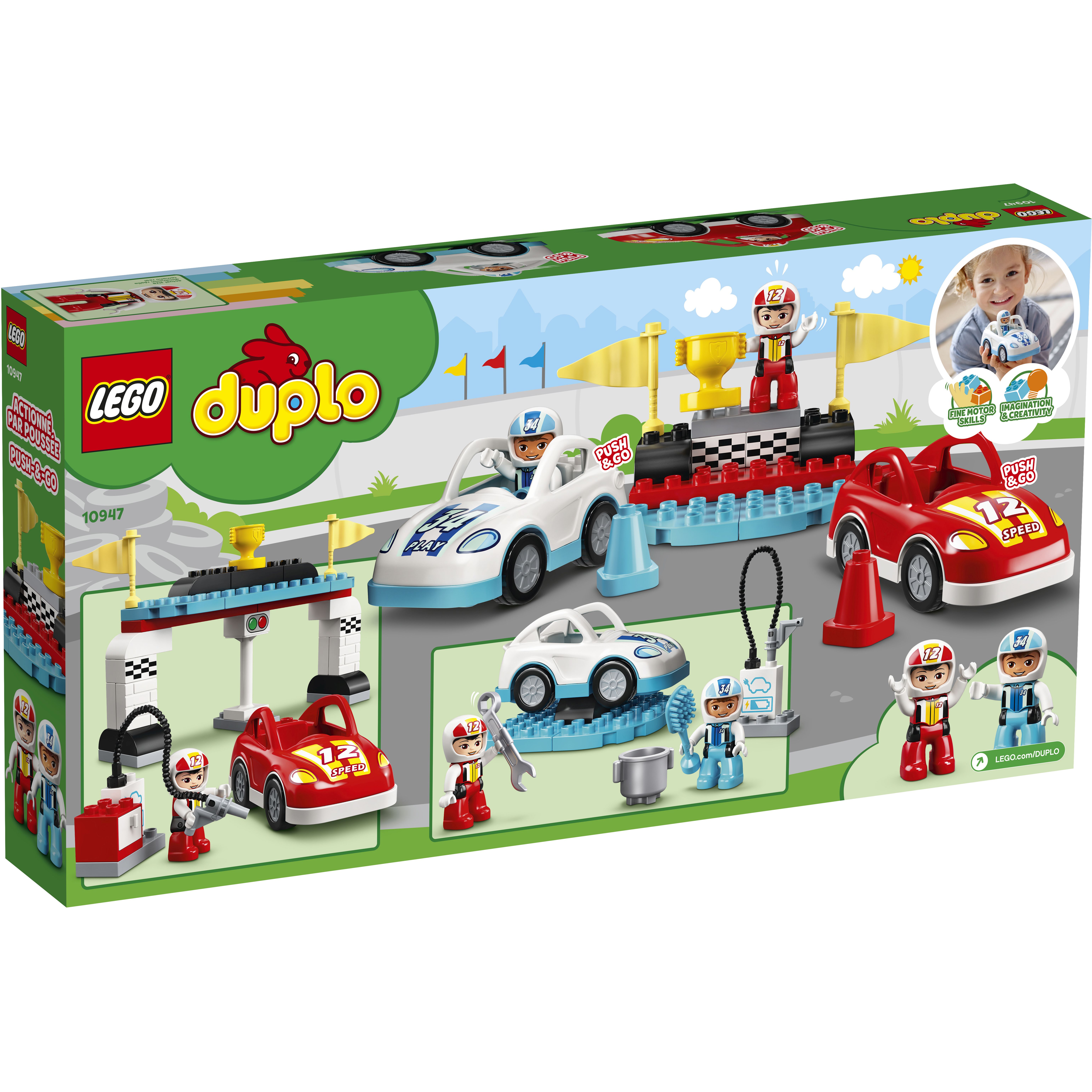 LEGO DUPLO 10947 Cuộc đua xe kì thú (44 chi tiết)