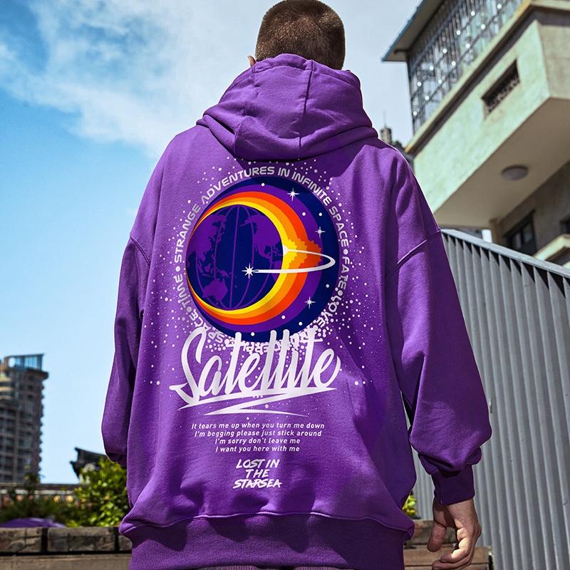 Áo Hoodie nam chất nỉ cao cấp in hình không gian vũ trụ
