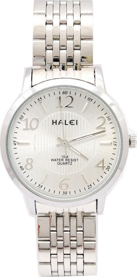 Đồng hồ Nam Halei - HL484 Dây trắng