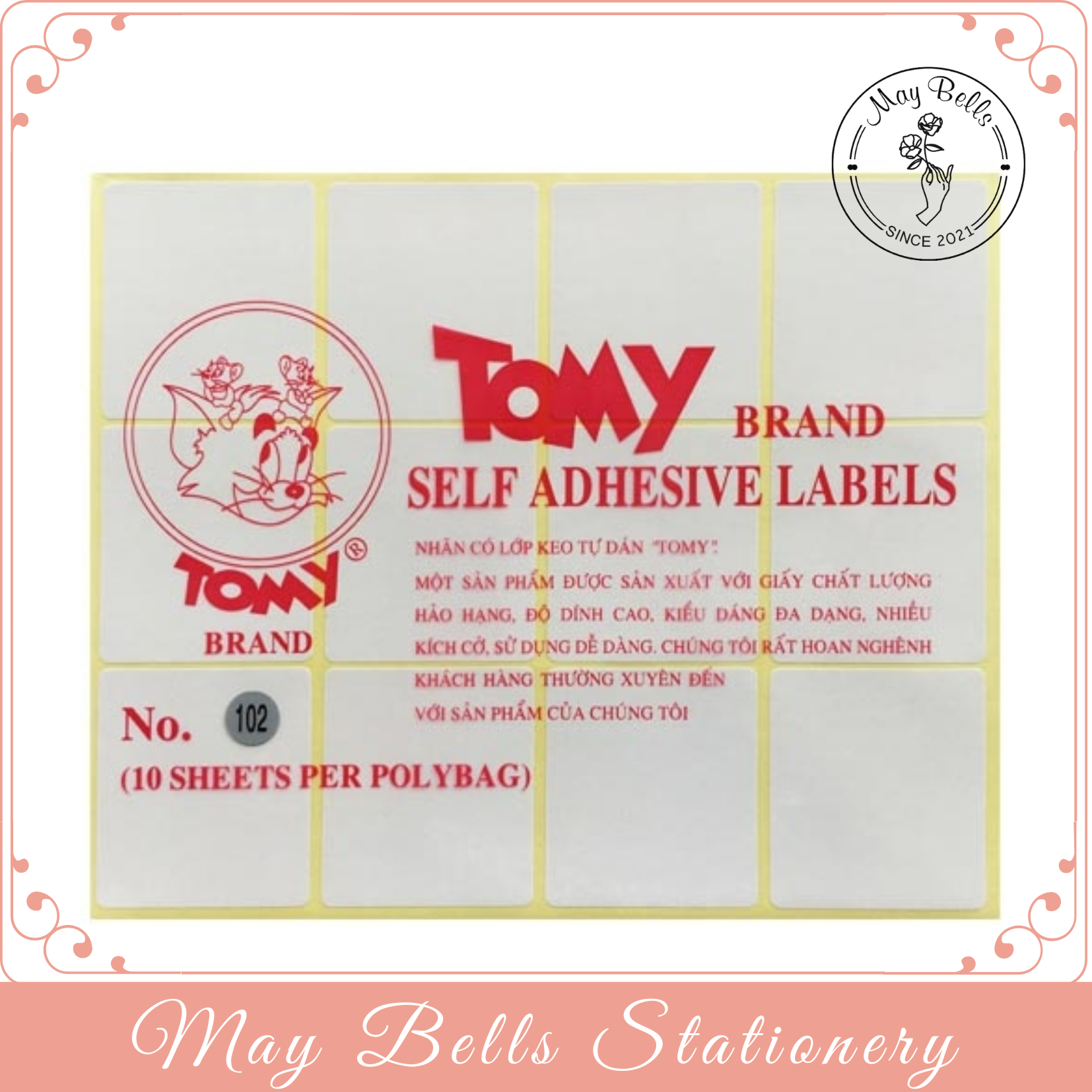 Xấp Nhãn Dán, Ghi Chú, Ghi Tên Decal Mã 99-108