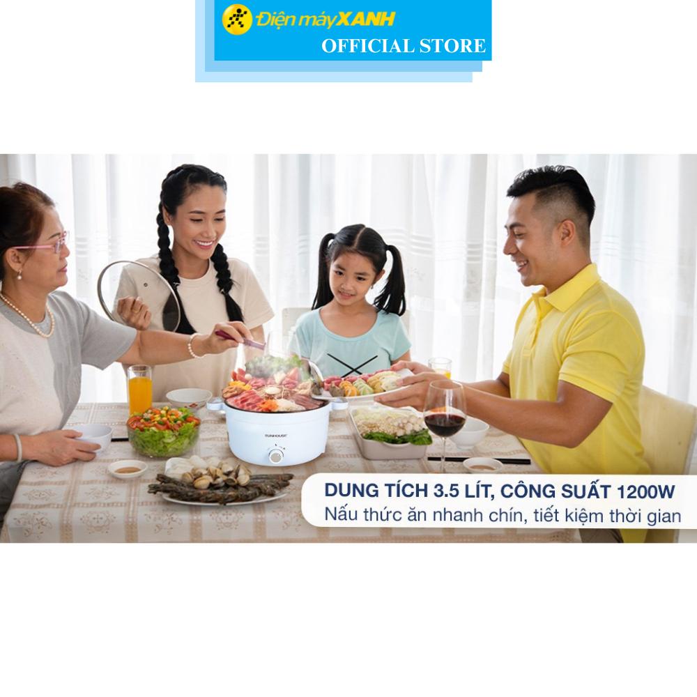 Nồi lẩu điện Sunhouse SHD4528 3.5 lít - Hàng Chính Hãng