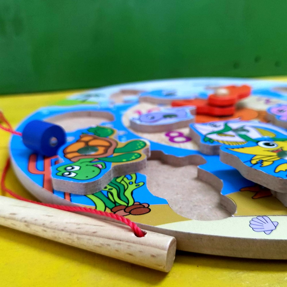 Đồ chơi đồng hồ, kết hợp câu cá đa năng cho bé