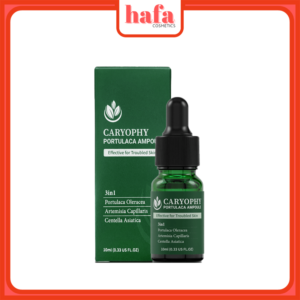 Tinh chất giảm và ngăn ngừa mụn 3 trong 1 Caryophy Portucala Ampoule 10ml