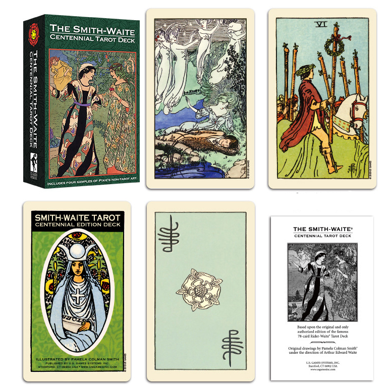 Hình ảnh {KÈM QUÀ TẶNG} Bộ Bài Tarot Bói Smith Waite Tarot Cao Cấp