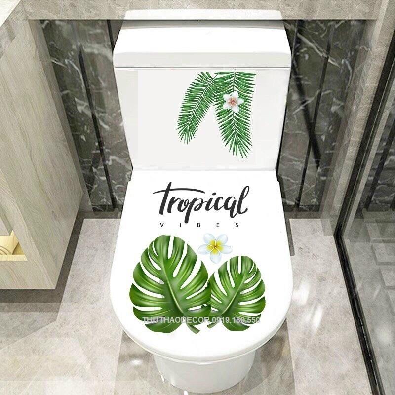 Decal dán TOILET - Trang trí nhà cửa