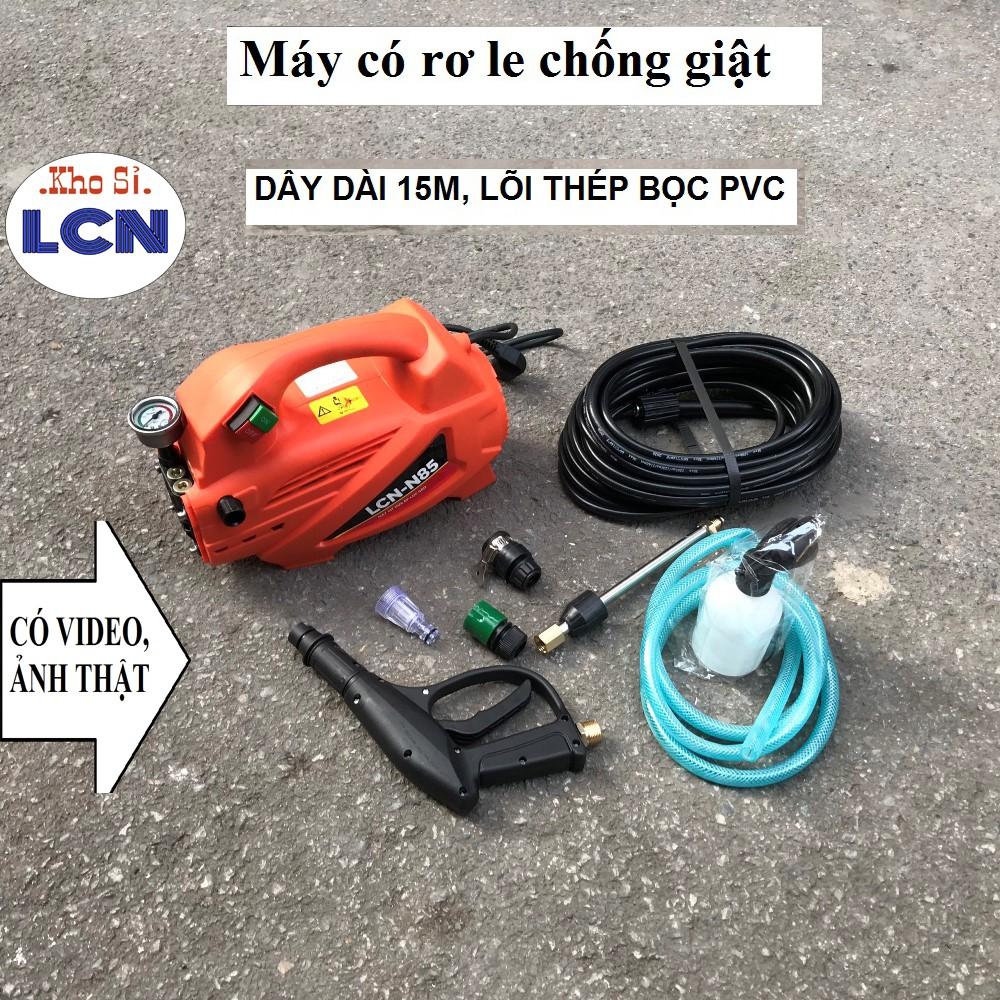 Máy Rửa Xe Gia Đình LCN 3 2000w Loại 1 Chính Hãng Máy Rửa Xe Mini
