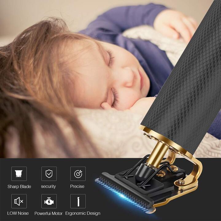 Tông đơ tạo viền nghệ thuật chuyên nghiệp DSP - Dung lượng pin: 600mAh - Công suất: 5W - HÀNG NHẬP KHẨU