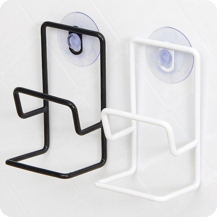 Simple Kitchen Sink Rack With Suction Cup Double Iron Sink Drain Rack Sponge Rack Debris Storage Rack