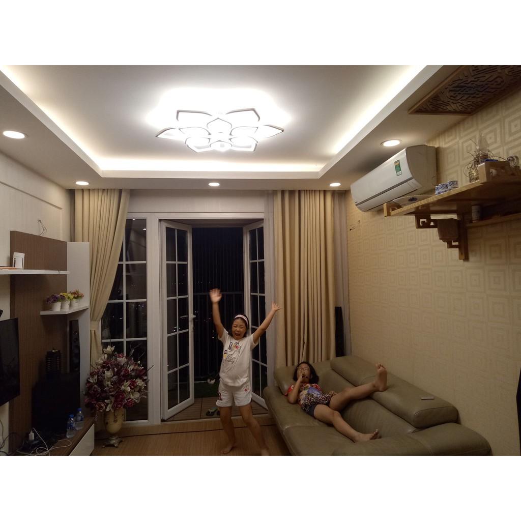 ĐÈN TRẦN TRANG TRÍ phòng khách 3 chế độ có điều khiển từ xa