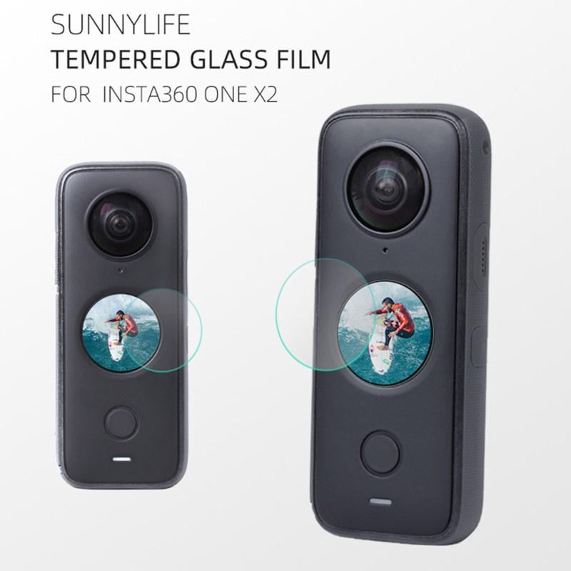 Kính Cường Lực Bảo Vệ Ống Kính Máy Ảnh Chống Trầy Cho Insta360 One X2