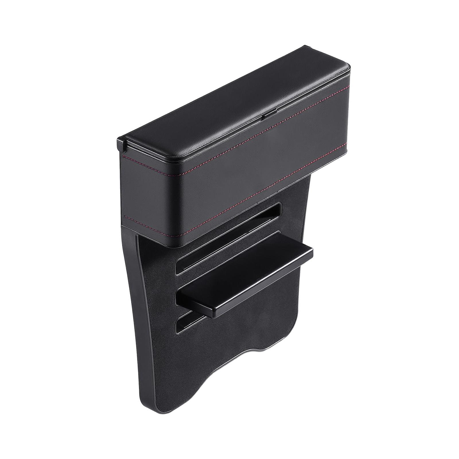 Seat Crevice Storage Box Portable Front Seat Organizer for Keys Cards Small Items