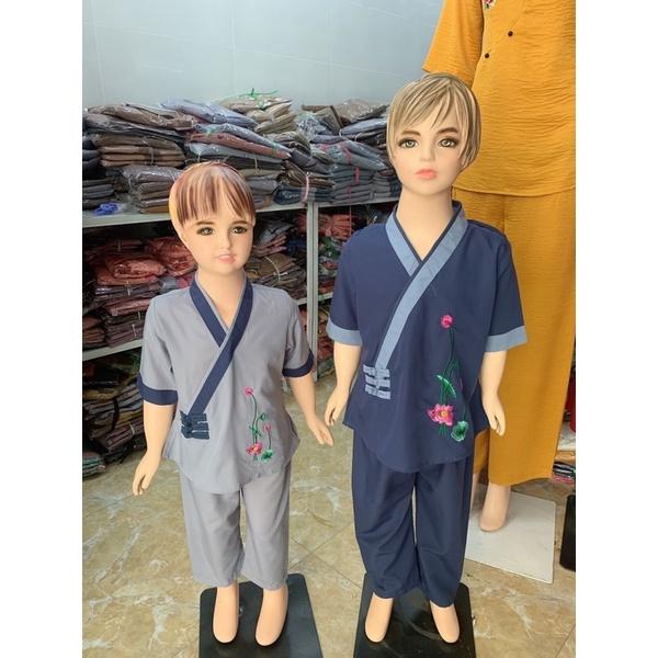 Đồ Lam Đi Chùa# Tim 3Nút Mẹ Và Bé # Đồ Bộ Bé Gái # Quần Áo Nữ