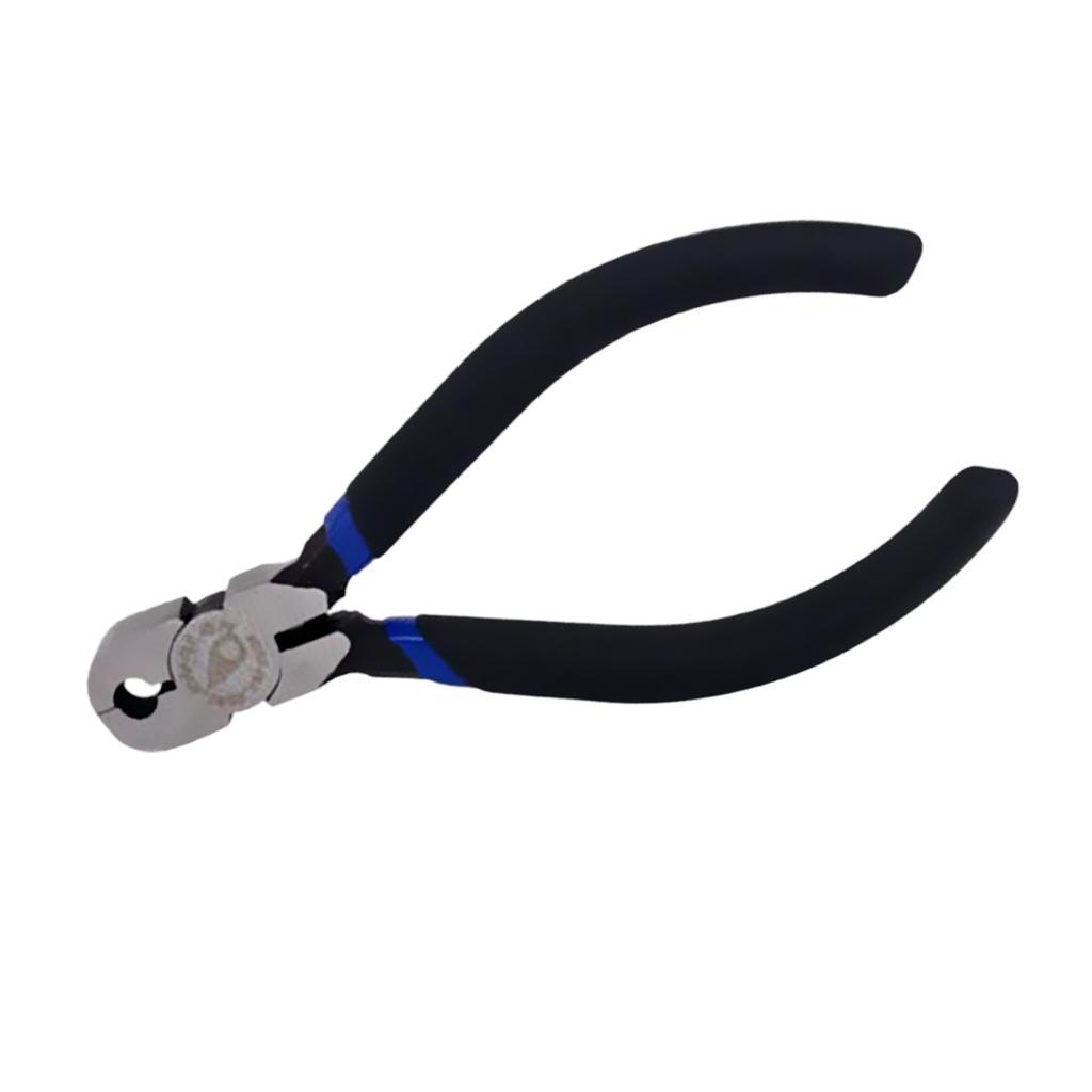 6 Pcs Bow String Nocks Set Buckle Clips Nocking Point + 1 Pcs Black Pliers