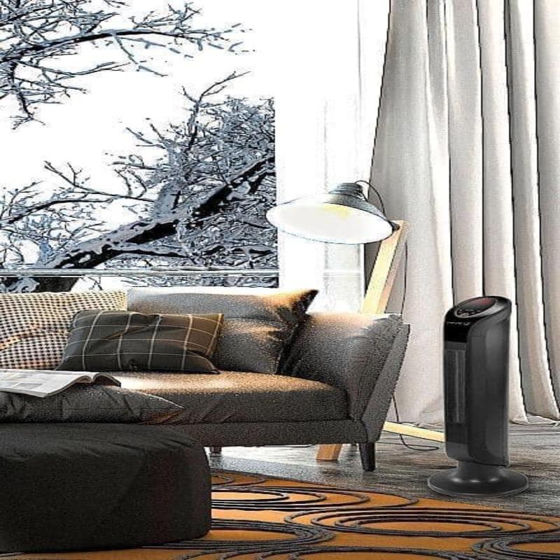 Quạt Sưởi Ấm Rowenta SO9420, Máy Sưởi Thông Minh Nhập Đức, Công Suất 2400W, Có Điều Khiển Từ Xa, Phù Hợp Phòng Dưới 40m2