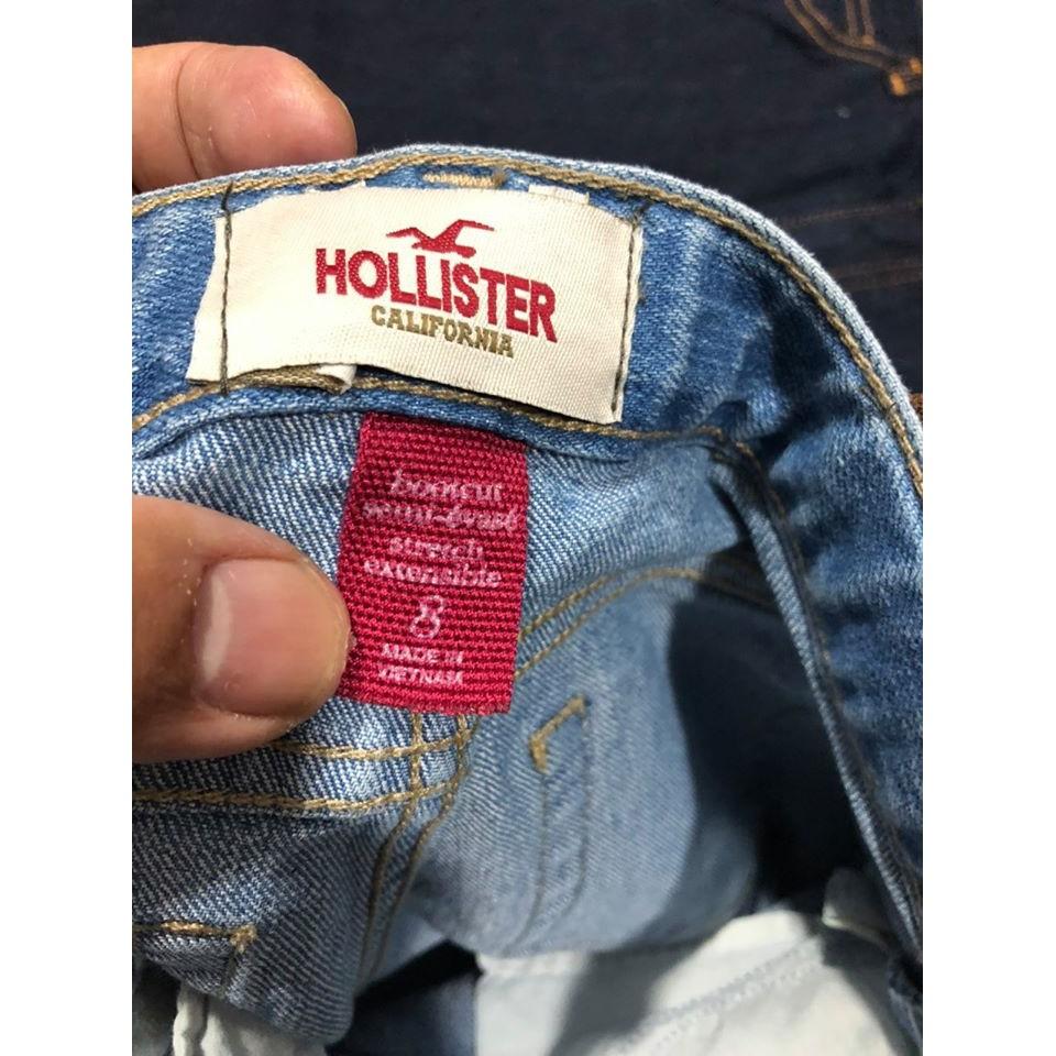 Quần lửng jean HOLLISTER cho bé trai+bé gái size 4-12Tuoi hàng Việt Nam xuất xịn.