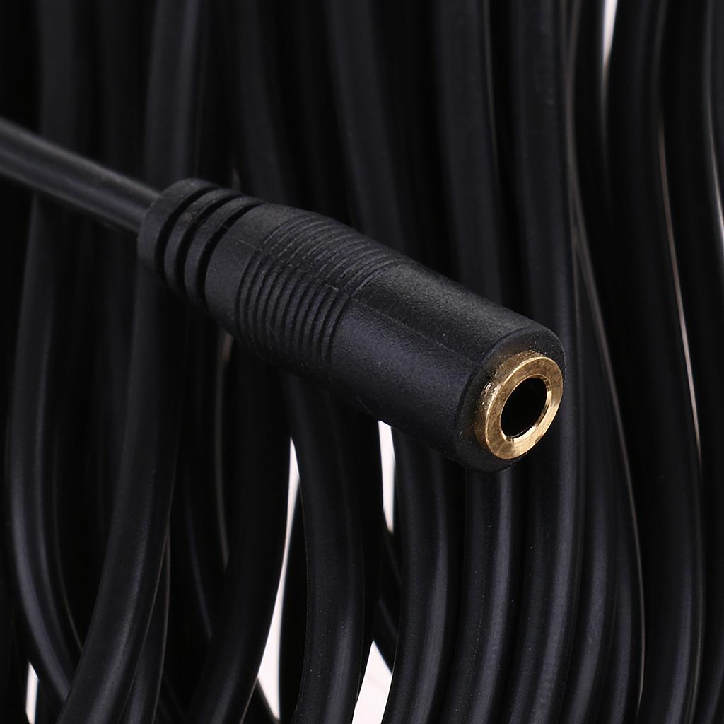 5X 1x 3.5mm Male to 3.5 Female Audio Headphone Extension Cable for Plug 6m