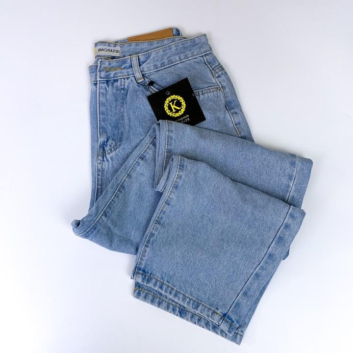 Quần baggy bigsize kimfashion, quần baggy ống rộng cạp lưng cao big size 60-90kg
