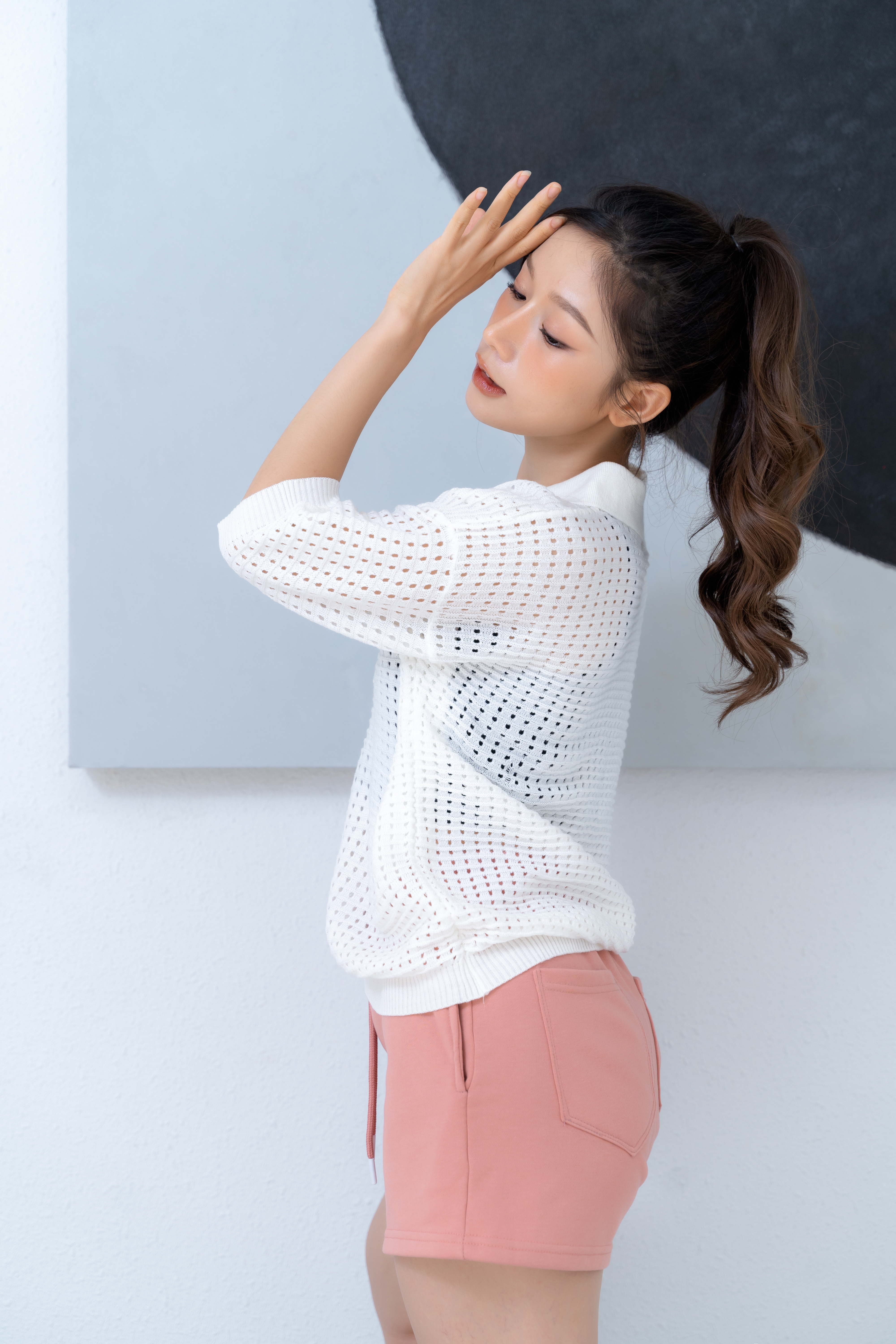 Áo thun Polo len lưới chất liệu len hàng cao cấp, chất liệu len mềm mịn - GINE STORE