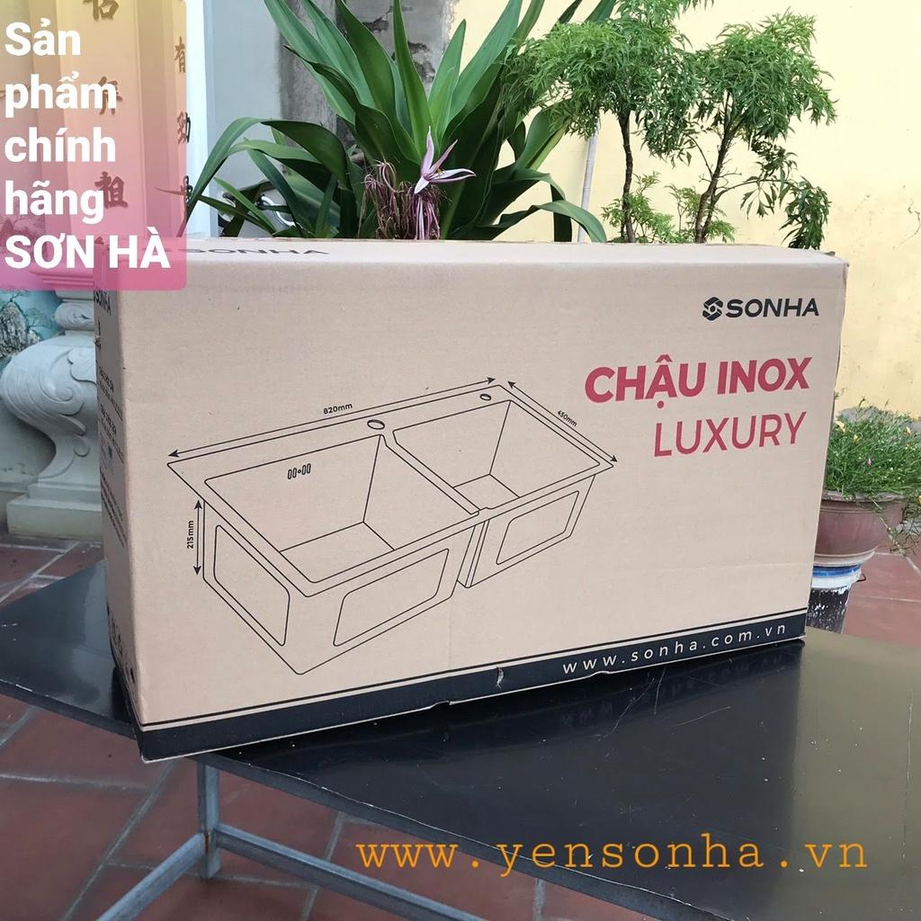 Chậu rửa bát inox Luxury Sơn Hà