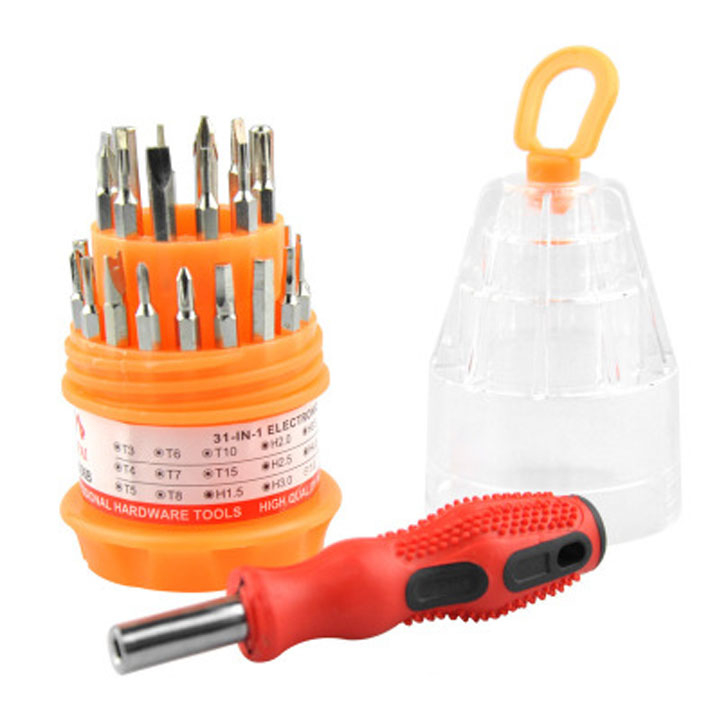 BỘ TUA VÍT TRÒN 31 ĐẦU ĐA NĂNG TIỆN LỢI - 31 IN 1 ĐẦU THAY TẾ NHỎ GỌN - JL - HÀNG CHÍNH HÃNG