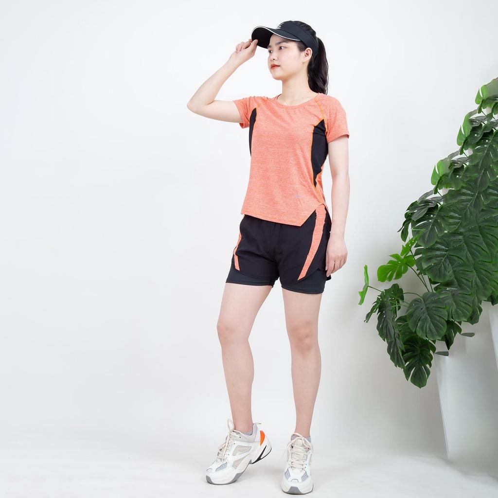 Bộ tập xu hướng hè Boxer Active S005 - Áo thun Glacool T002 cho chạy bộ, tập gym, hoạt động thể thao