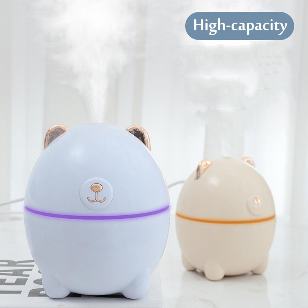 Usb Gấu Máy Phun Sương Tạo Độ Ẩm Di Động Nhỏ Máy Tạo Độ Ẩm Không Khí Phun Sương Tạo Ẩm Không Khí Cho Phòng Ngủ Hương Thơm Khuếch Tán Difusor Aromaterapia