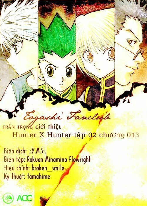 Hunter X Hunter Chapter 13 - Trang 0