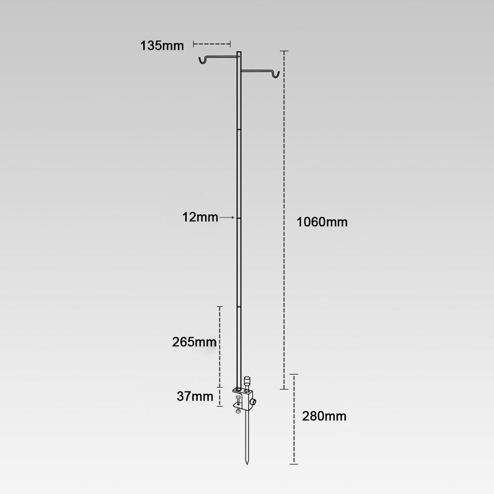 Giá treo đèn cô định