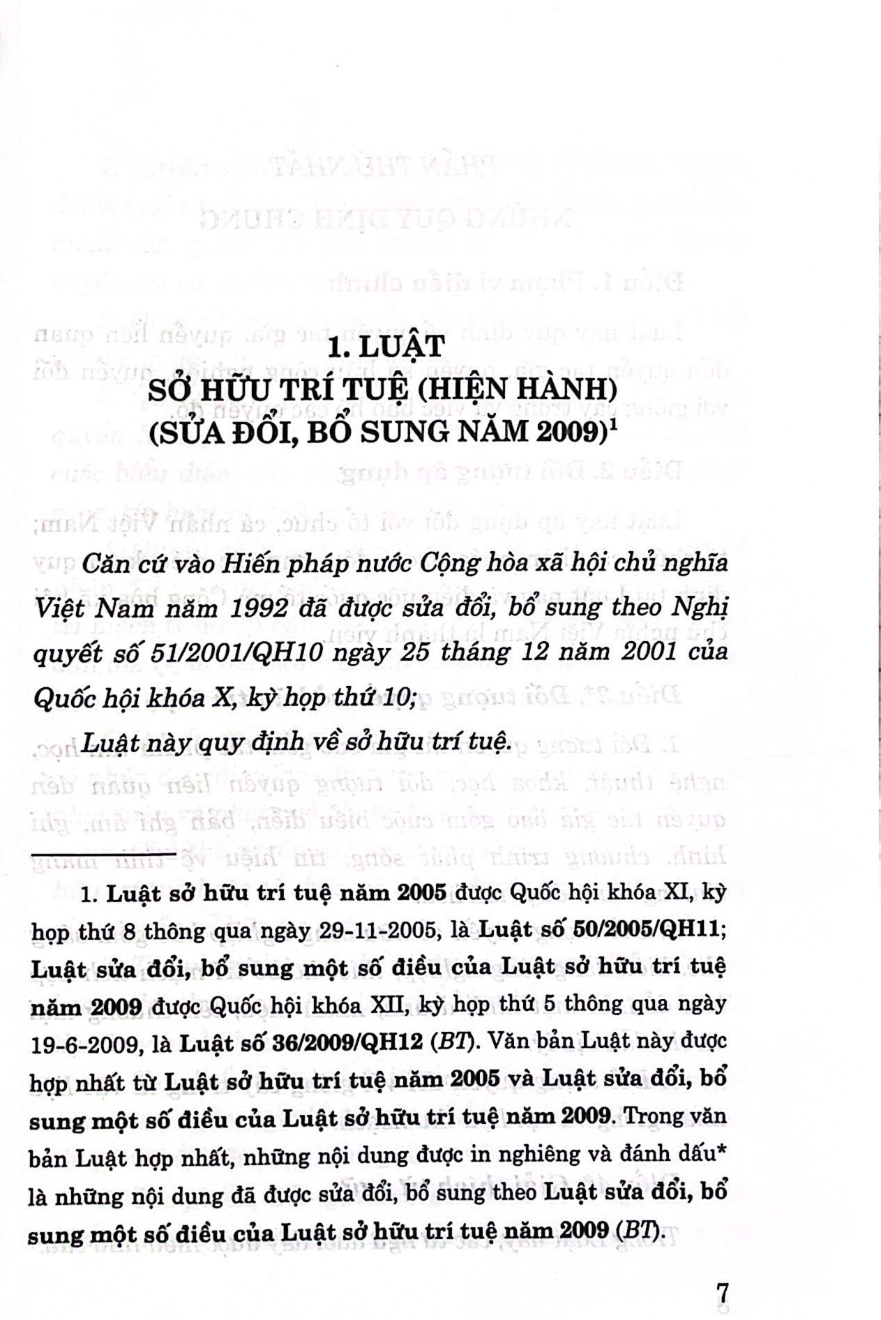 Luật Sở hữu trí tuệ (Hiện hành) (Sửa đổi, bổ sung năm 2009) và Nghị định hướng dẫn về quyền tác giả, quyền liên quan