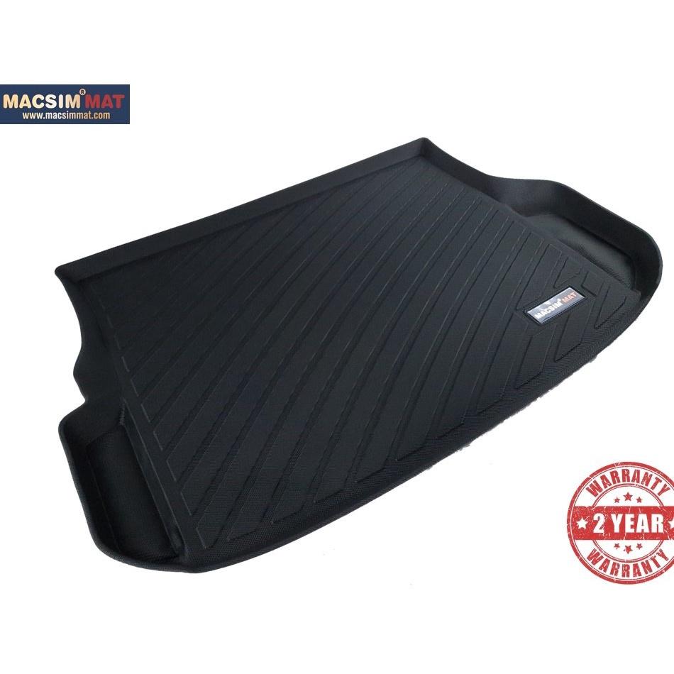 Thảm lót cốp xe ô tô Lexus RX350 2010-2015 nhãn hiệu Macsim chất liệu TPV cao cấp màu đen