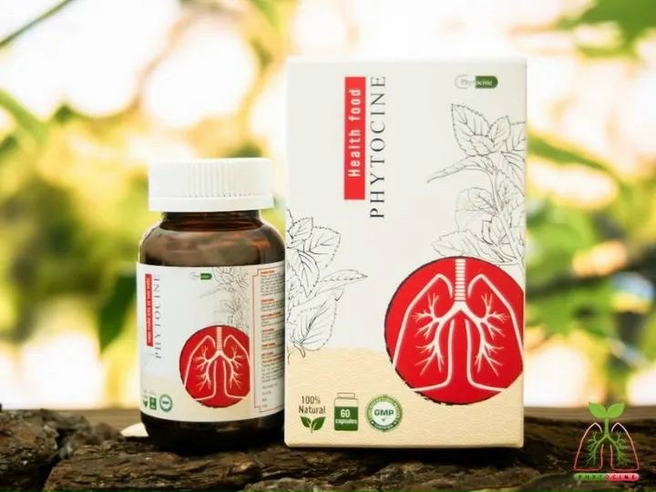 Phytocine – Cao Xuyên Tâm Liên - Hỗ trợ giảm các triệu chứng ho sốt, đau rát họng, viêm amidan, phổi (60 viên)