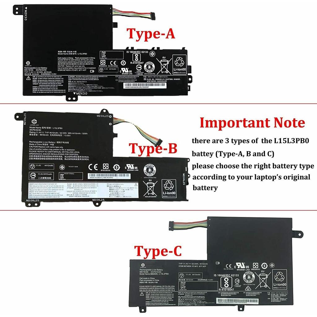 Pin Dùng Cho Laptop Lenovo IdeaPad 320S-14IKB L14M2P21 L14L2P21 Pin Zin Original 30Wh