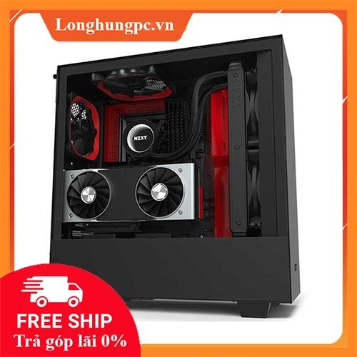 Vỏ Case NZXT H510i (Mid Tower/Màu Đen/Đỏ)