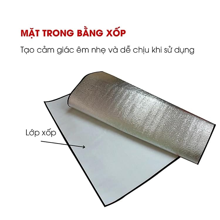 Chiếu Ngủ Văn Phòng Cao Cấp Cá Nhân Sử dụng nghỉ trưa ở văn phòng, dã ngoại, Có lớp cách nhiệt bảo vệ sức khỏe Lớp xốp dầy giúp người nằm êm ái Có thể gấp gọn, dễ dàng mang đi Dễ dàng vệ sinh, độ bền cao