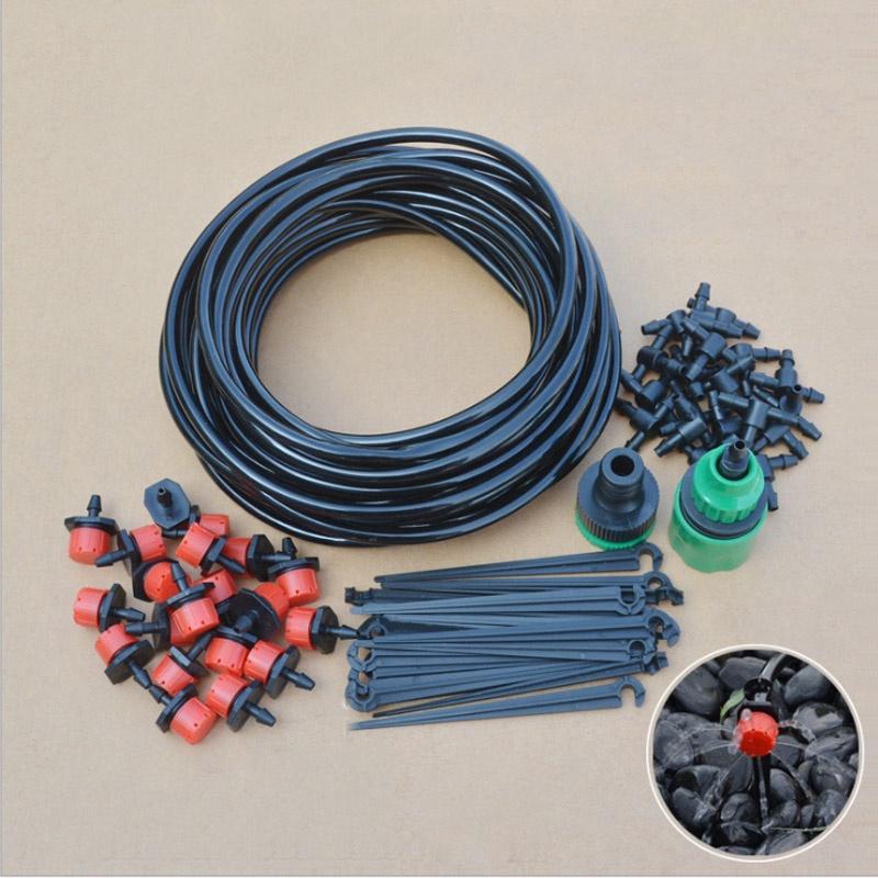 Combo 30 đầu tưới cây nhỏ giọt kèm 20m ống PVC 4/7mm và phụ kiện đấu nối