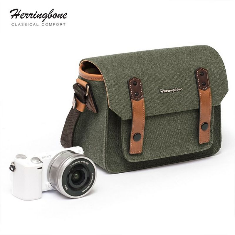 Túi máy ảnh Herringbone Papaspocket V3 Small - Olive color