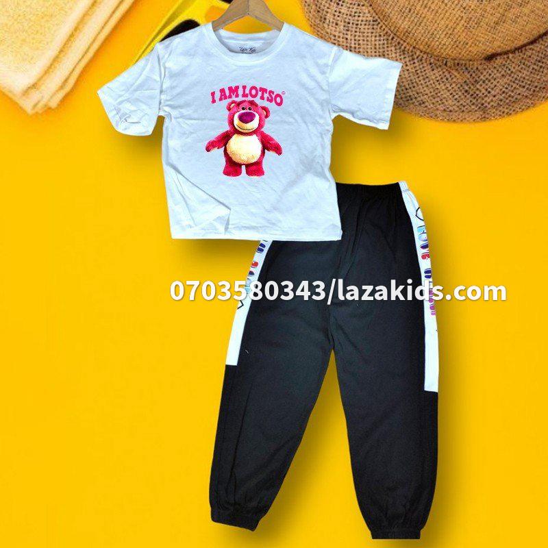 Sét đồ bé gái size đại 20kg-48kg mặc xinh KIDS GENZ -Quần áo trẻ em cao cấp bé gái bao gồm quần jogger và áo thun