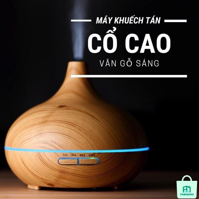 Máy xông tinh dầu cao cấp 550ml: máy khuếch tán tinh dầu, phun sương, tỏa hương thơm cho phòng ngủ phòng làm việc