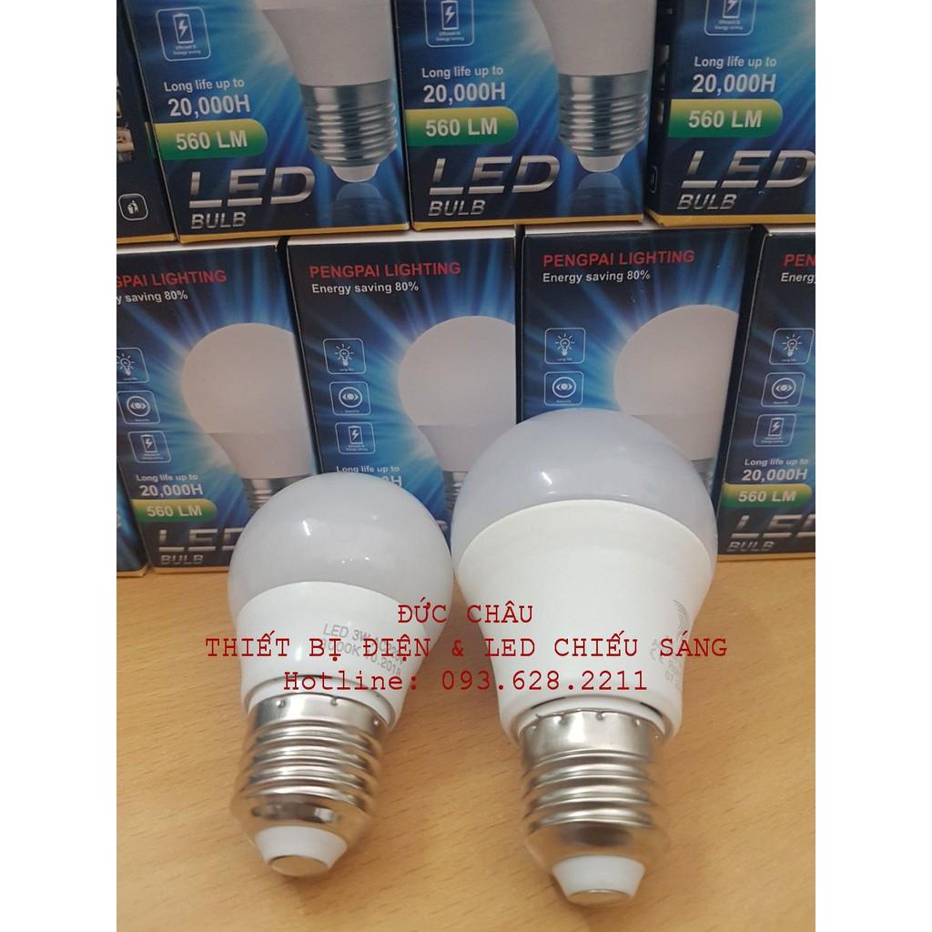 Bóng led 7w a/s trắng, vàng đui E27