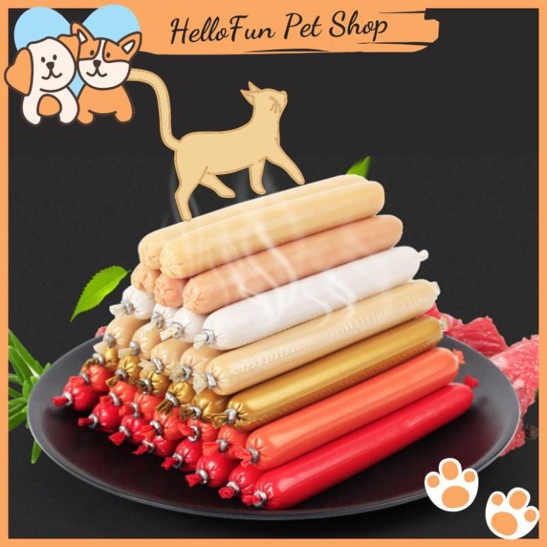 Xúc xích dinh dưỡng cao cấp Taotaopets cho thú cưng 500g (Xúc xích ăn liền bổ sung dưỡng chất cho chó mèo)