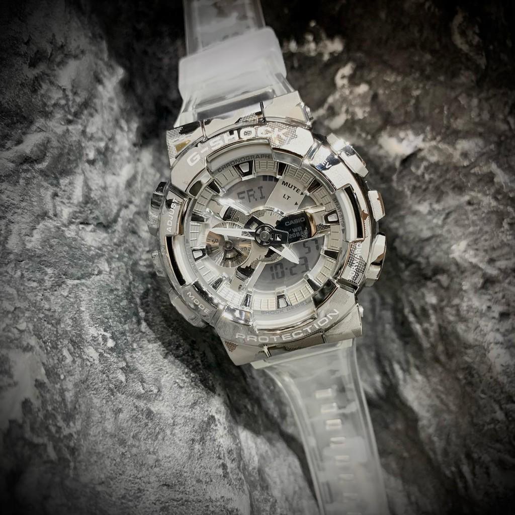 Đồng Hồ Nam G-Shock GM-110SCM-1ADR Dây Nhựa Rằn Ri Trong Suốt (Limited Edition) | G-Shock GM-110SCM-1A phiên bản giới hạn