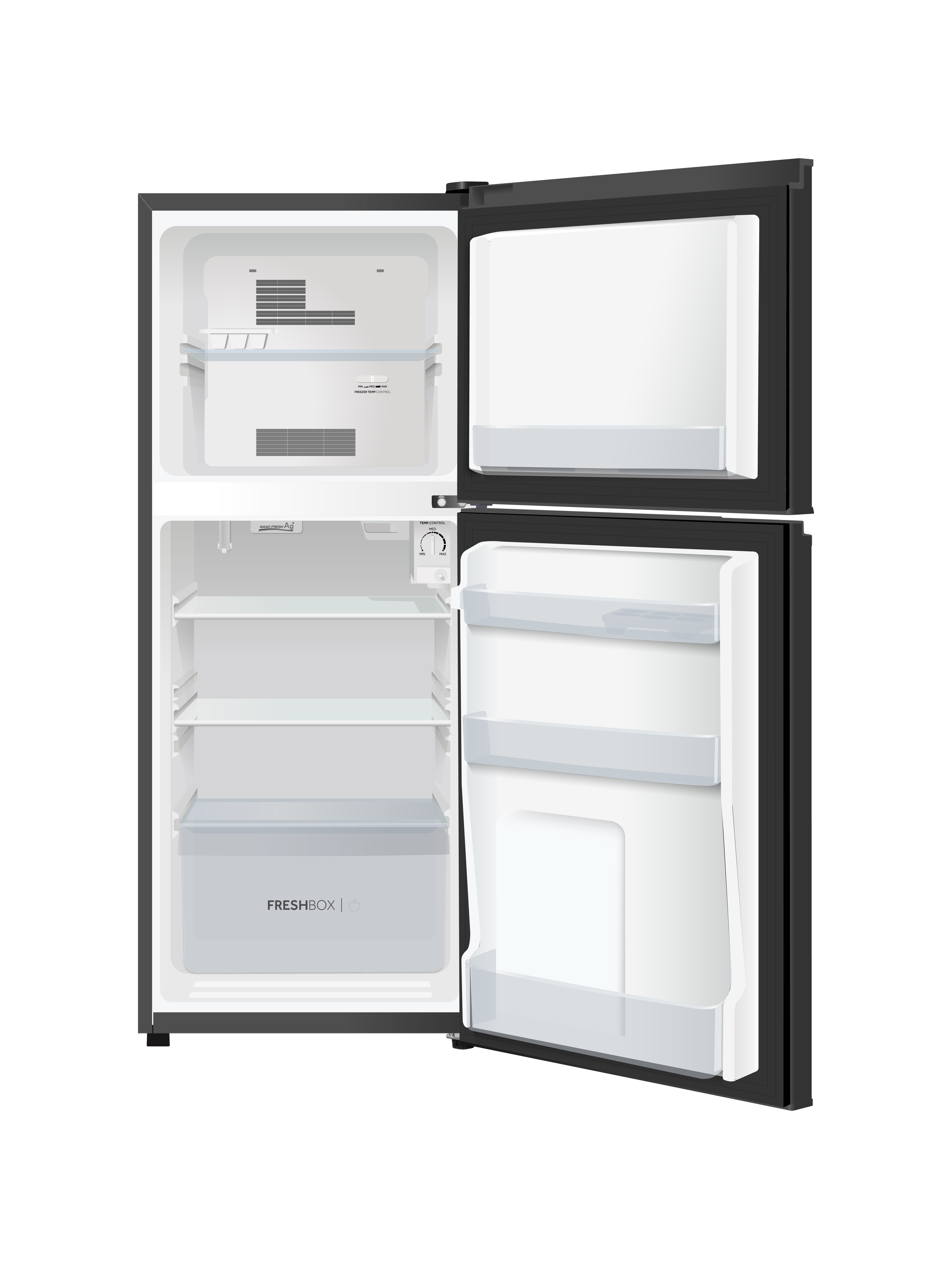 [DAILY] Tủ lạnh AQUA ngăn đá trên 130L AQR-T160FA(BS) - Freeship toàn quốc - Hàng chính hãng - Bảo hành 2 năm