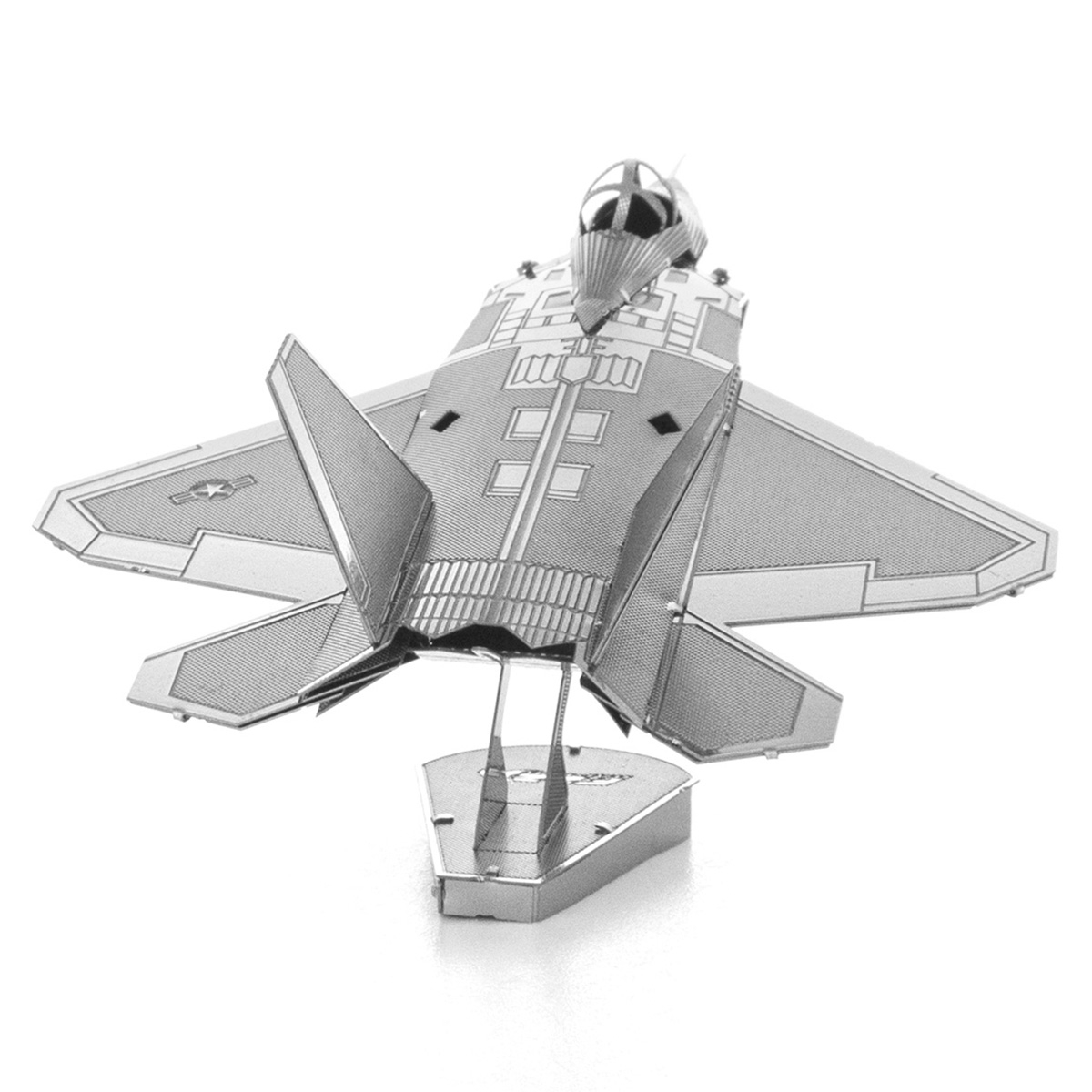 Mô Hình Kim Loại Lắp ráp 3D: Máy bay chiến đấu F-22 Raptor - Mô Hình Giải Trí - Xả Stress, Mô Hình Sưu Tầm, Mô Hình Máy bay, Quà Tặng Mô Hình