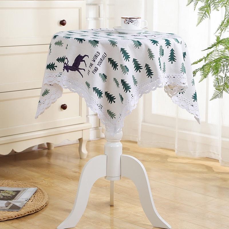 Tổng Hợp Khăn Bàn Viền Ren Phong Cách Hiện Đại Sang Trọng Vừa Vintage Nhiều Hoạ Tiết