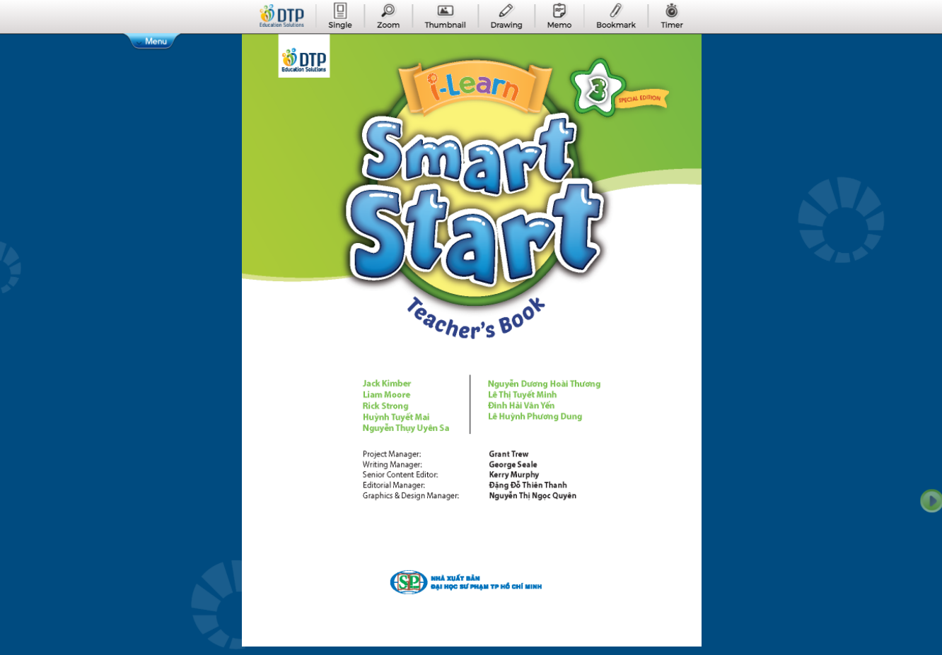 [E-BOOK] i-Learn Smart Start Special Edition 3 Sách giáo viên điện tử