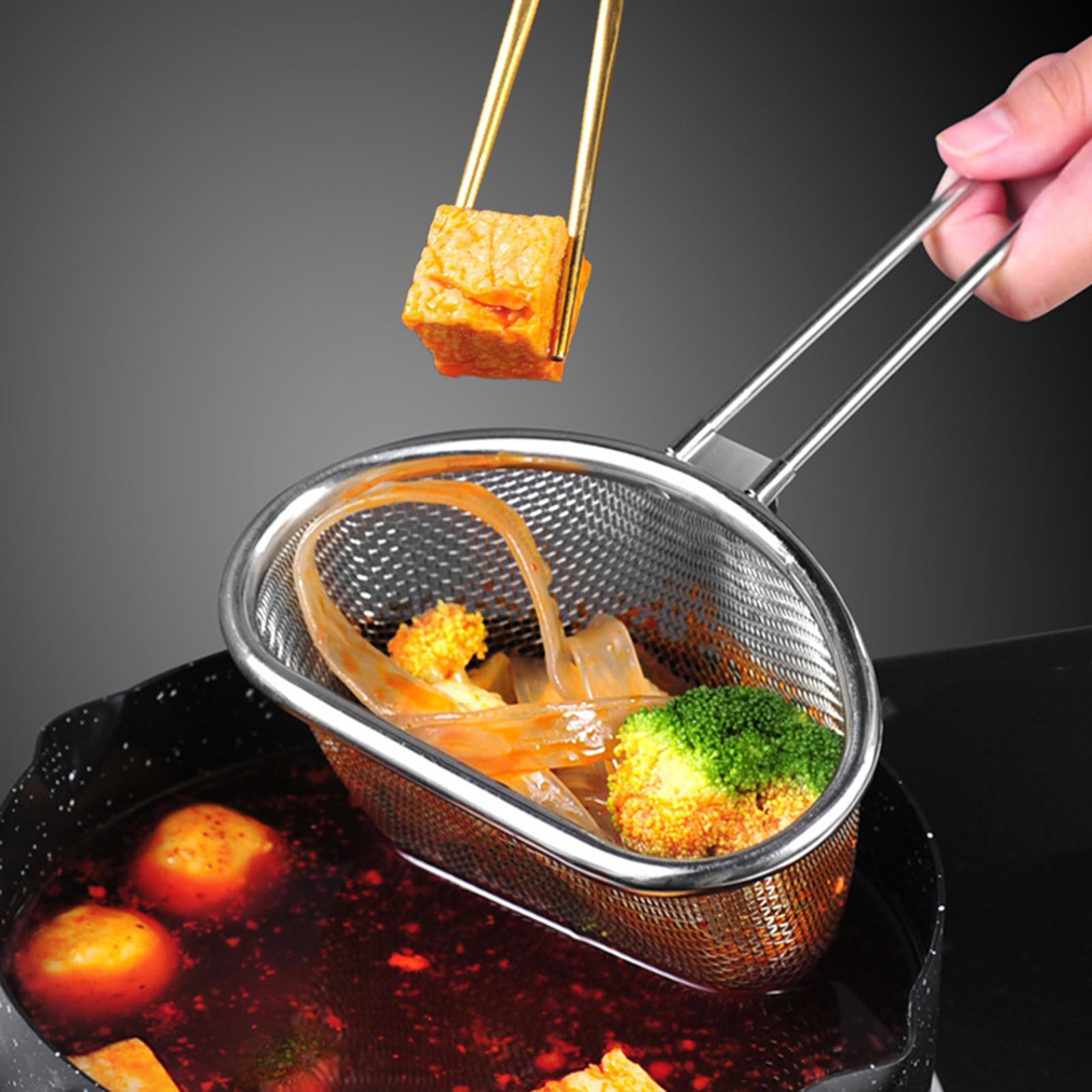 Mesh Strainer with Handle Noodle Strainer for home kitchen