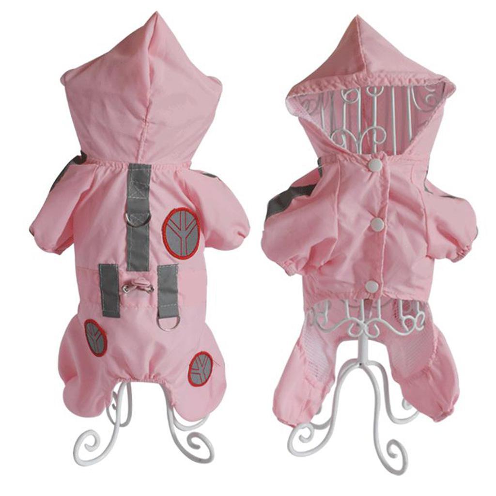Waterproof Reflective Dog Raincoat Pet Rain Poncho Dog Pet Rainwear